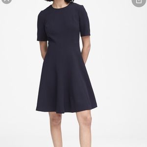Banana Republic paneled fit and flare dress